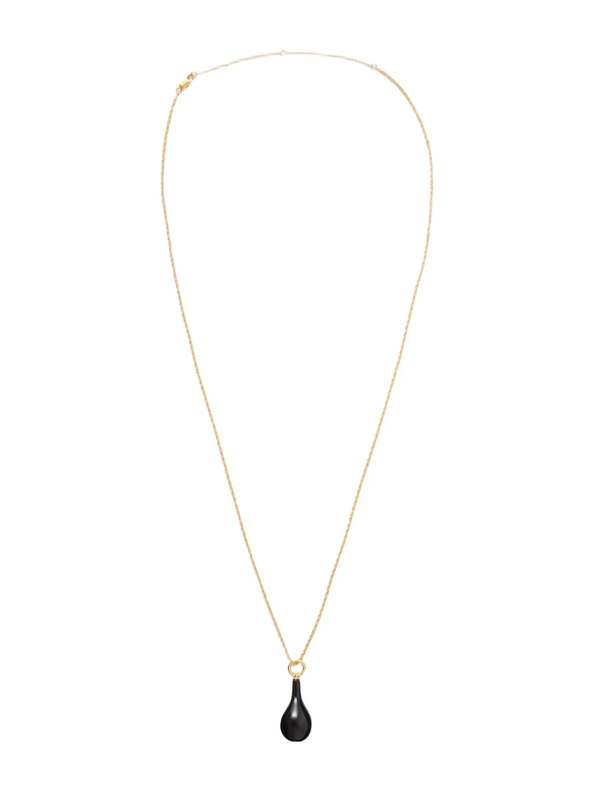 Drop Gold-plated Onyx Necklace Drop Gold-plated Onyx Necklace