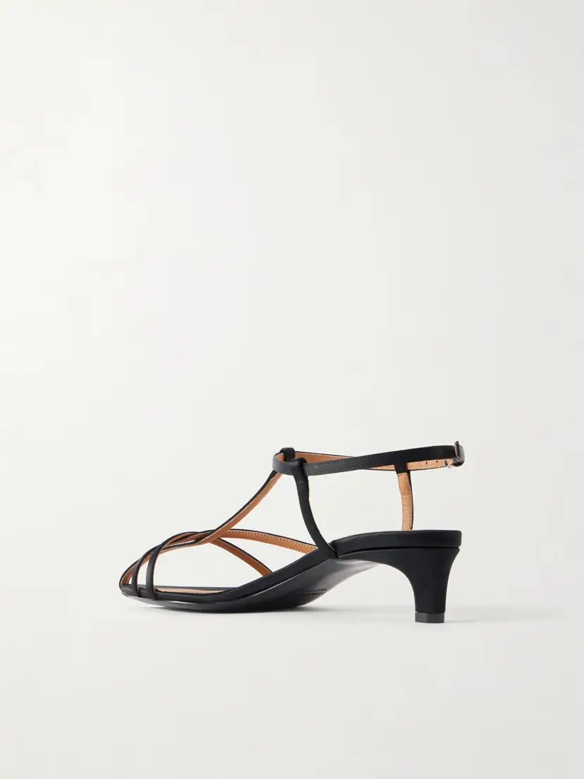 Jil Sander Cage Satin Sandals | Thumbnail 3 Jil Sander Cage Satin Sandals | Thumbnail 3