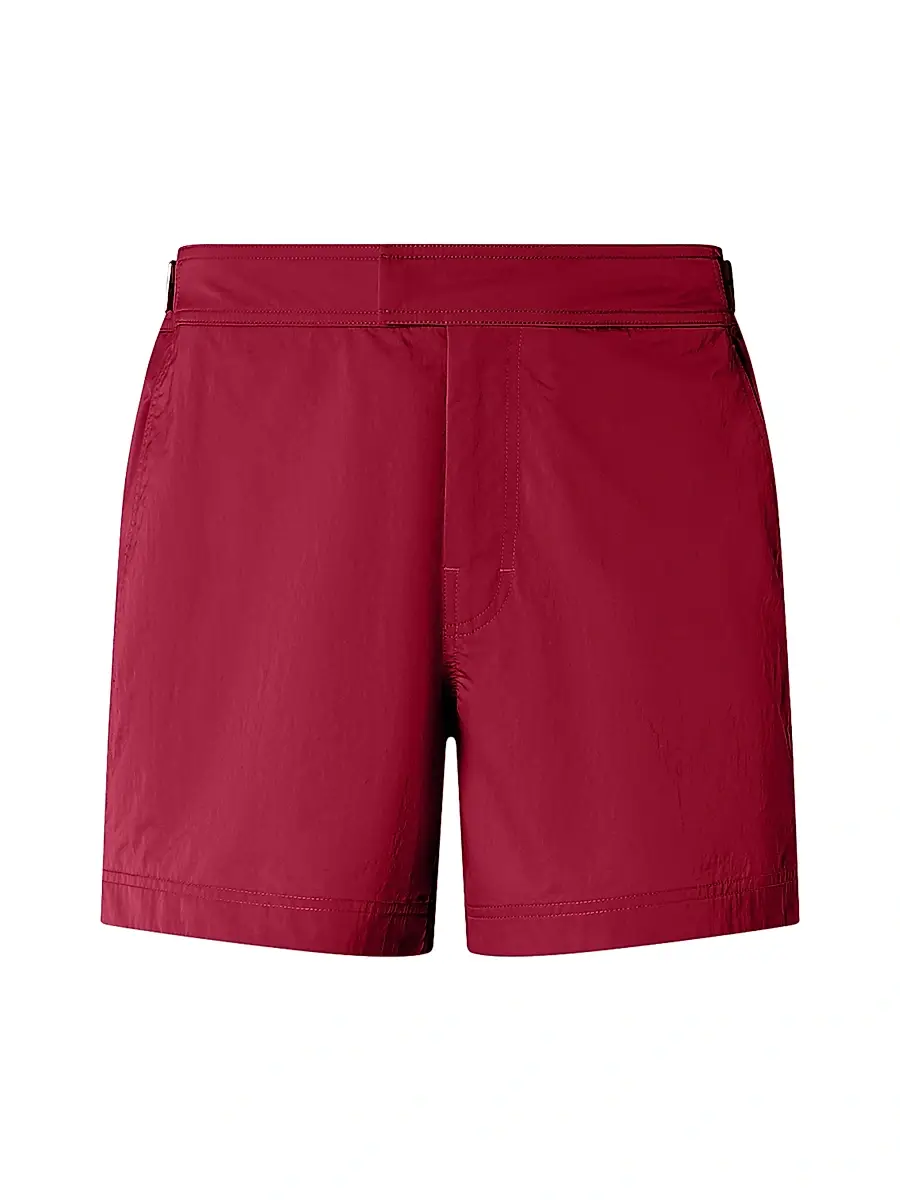Zegna Men's 232 Road Brand Mark Rio Swim Trunks | Image 1 Zegna Men's 232 Road Brand Mark Rio Swim Trunks | Image 1
