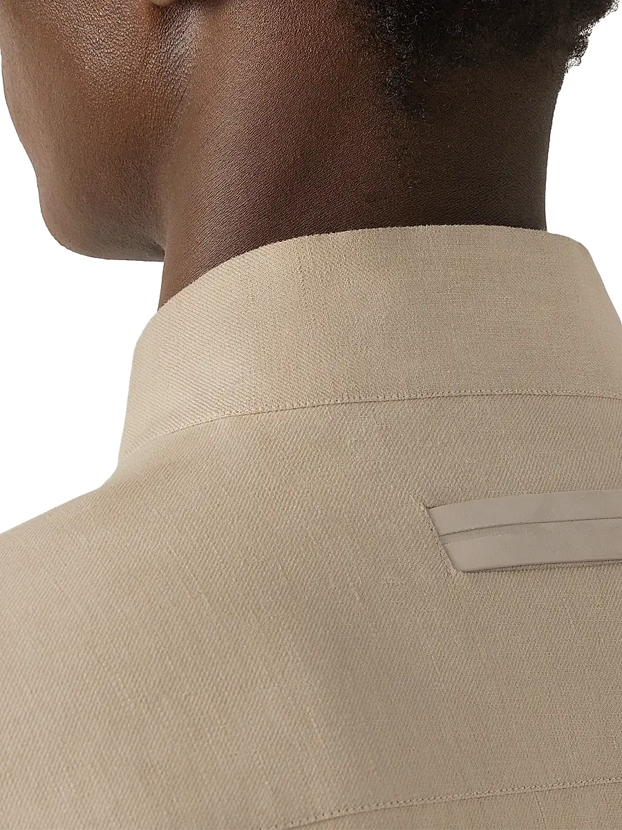 Zegna Men's Oasi Lino Overshirt | Thumbnail 4 Zegna Men's Oasi Lino Overshirt | Thumbnail 4