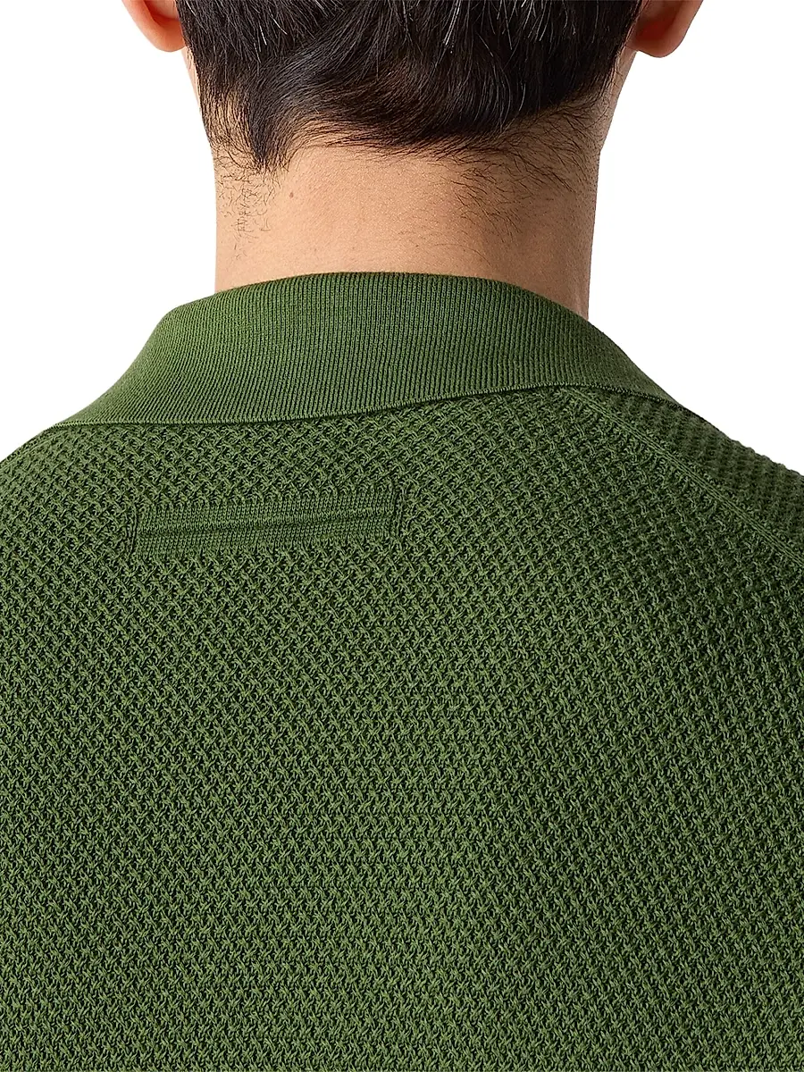 Zegna Men's Premium Cotton Polo Shirt | Thumbnail 4 Zegna Men's Premium Cotton Polo Shirt | Thumbnail 4