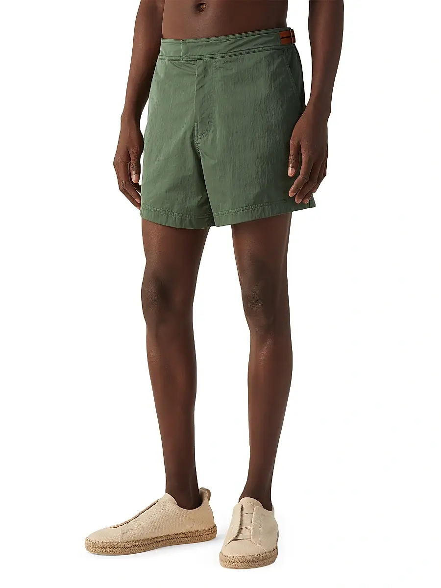 Zegna Men's 232 Road Brand Mark Rio Swim Trunks | Thumbnail 2 Zegna Men's 232 Road Brand Mark Rio Swim Trunks | Thumbnail 2