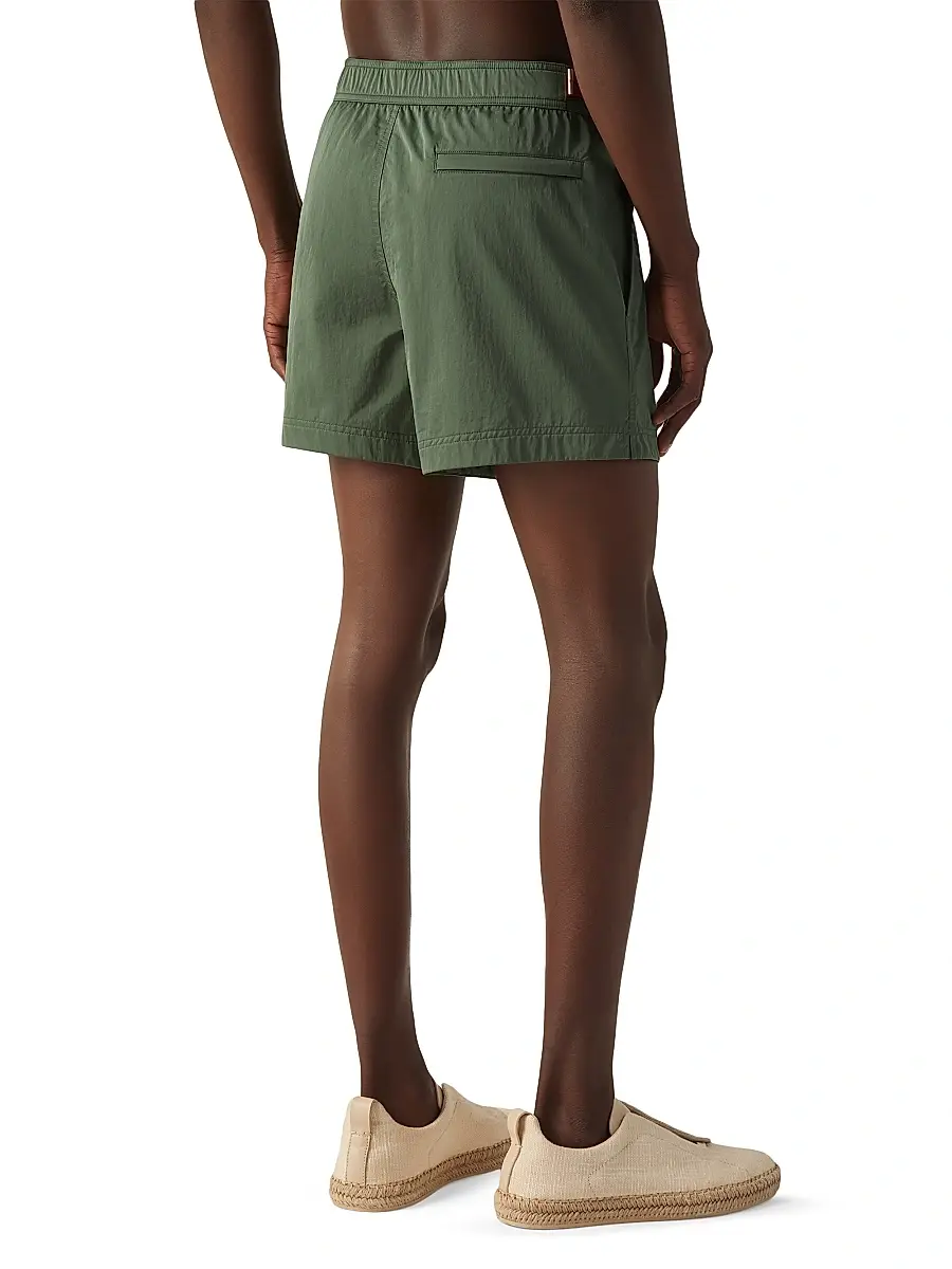 Zegna Men's 232 Road Brand Mark Rio Swim Trunks | Thumbnail 3 Zegna Men's 232 Road Brand Mark Rio Swim Trunks | Thumbnail 3