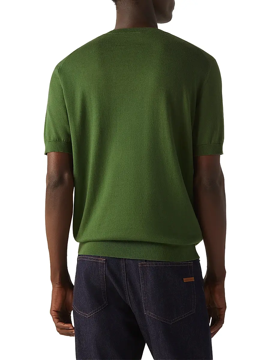 Zegna Men's Premium Cotton T-Shirt | Thumbnail 3 Zegna Men's Premium Cotton T-Shirt | Thumbnail 3