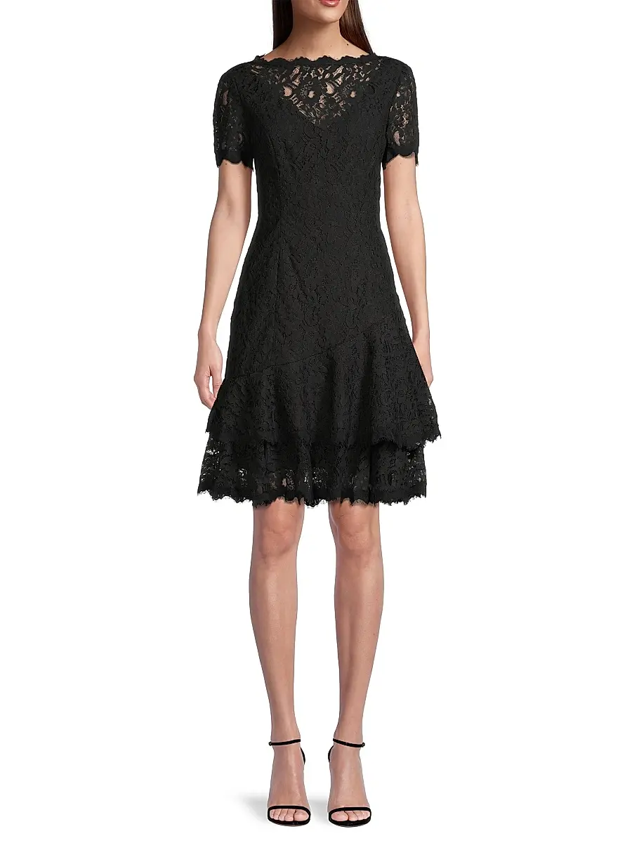 Shani Women's Floral Lace Dress | Thumbnail 3 Shani Women's Floral Lace Dress | Thumbnail 3