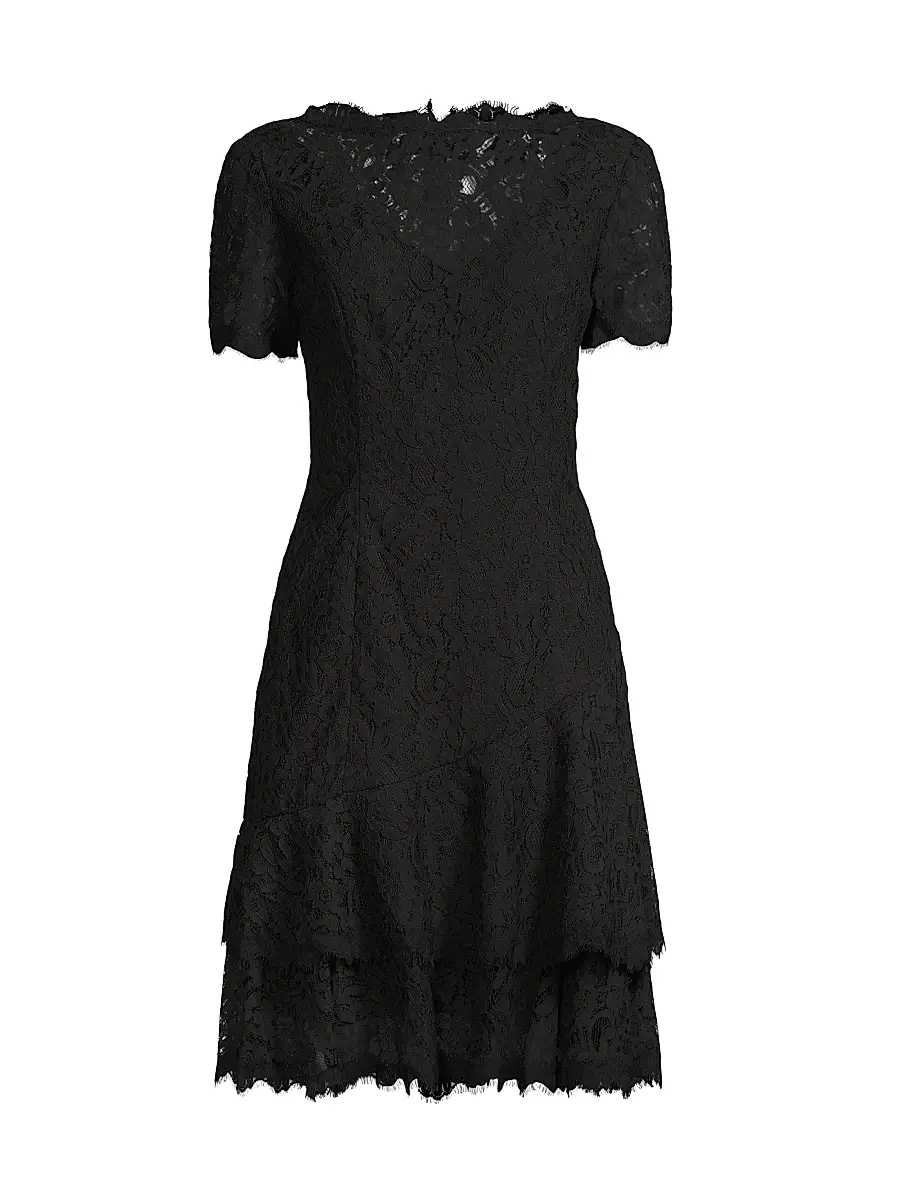 Shani Women's Floral Lace Dress - Black | Image 1 Shani Women's Floral Lace Dress - Black | Image 1