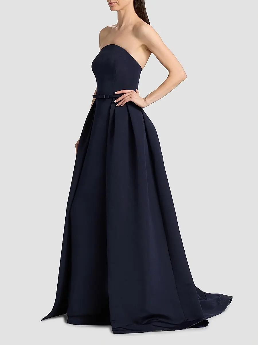 Amsale Women's Strapless Gown | Thumbnail 4 Amsale Women's Strapless Gown | Thumbnail 4