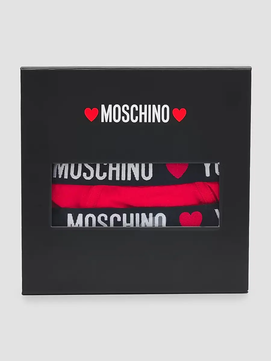 MOSCHINO Men's My Valentine Stretch-Jersey Variety Brief 3-Pack | Thumbnail 3 MOSCHINO Men's My Valentine Stretch-Jersey Variety Brief 3-Pack | Thumbnail 3