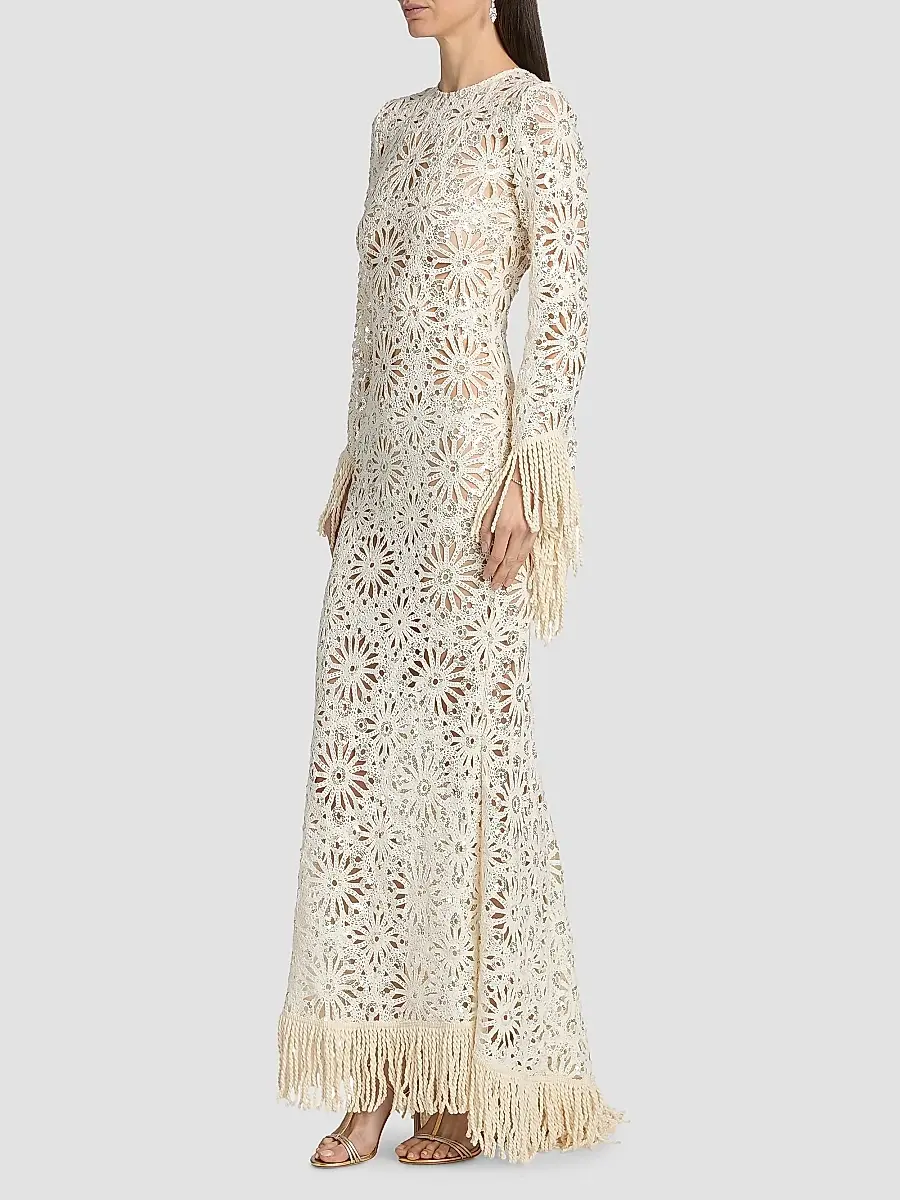 Bronx and Banco Women's Mia Crocheted Maxi Dress | Thumbnail 4 Bronx and Banco Women's Mia Crocheted Maxi Dress | Thumbnail 4