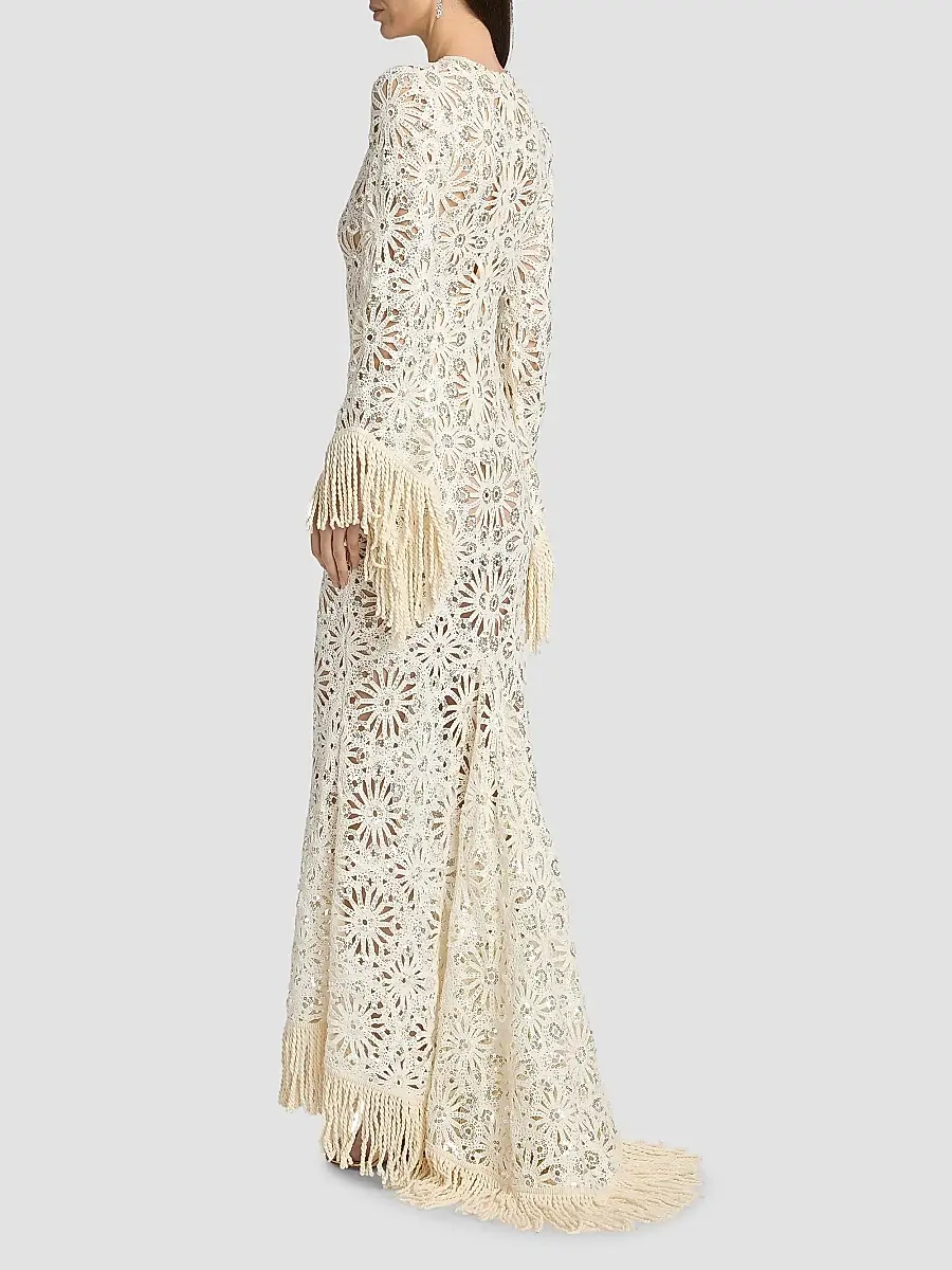 Bronx and Banco Women's Mia Crocheted Maxi Dress | Thumbnail 5 Bronx and Banco Women's Mia Crocheted Maxi Dress | Thumbnail 5