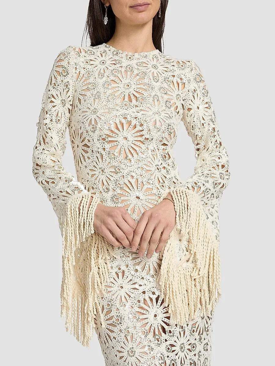 Bronx and Banco Women's Mia Crocheted Maxi Dress | Thumbnail 6 Bronx and Banco Women's Mia Crocheted Maxi Dress | Thumbnail 6