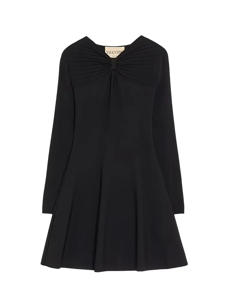 Valentino Garavani Women's Stretch Viscose Dress - Black | Image 1 Valentino Garavani Women's Stretch Viscose Dress - Black | Image 1