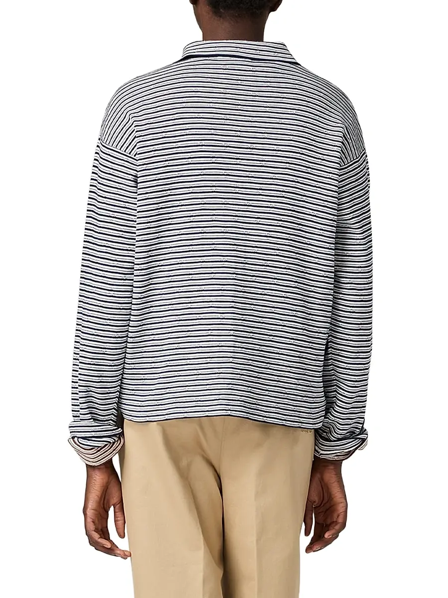 Miu Miu Women's Cotton, Cashmere and Silk Polo Shirt | Thumbnail 4