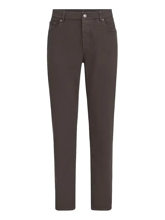 Men's Lightweight Denim Traditional Fit Five-Pocket Jeans