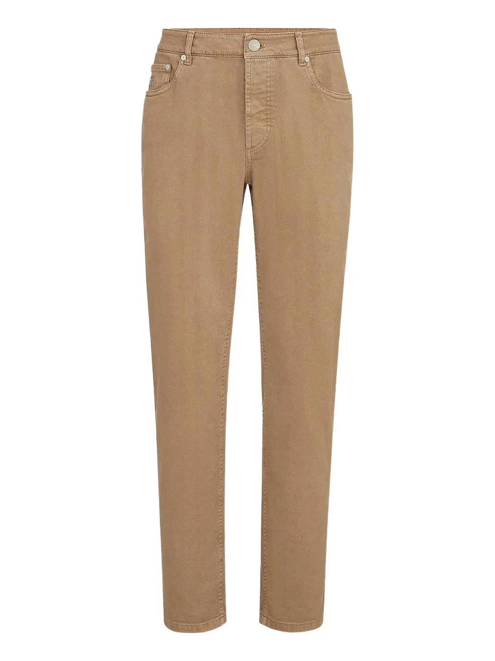 Brunello Cucinelli Men's Lightweight Denim Traditional Fit Five-Pocket Jeans