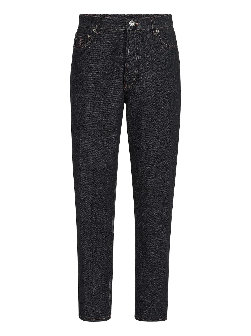 Brunello Cucinelli Men's No-Fade Denim Iconic Fit Five-Pocket Jeans