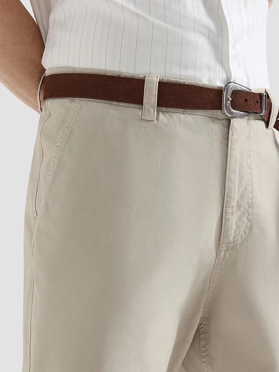 Brunello Cucinelli Men's Garment-Dyed Trousers in Peached Cotton Gabardine | Thumbnail 5 Brunello Cucinelli Men's Garment-Dyed Trousers in Peached Cotton Gabardine | Thumbnail 5