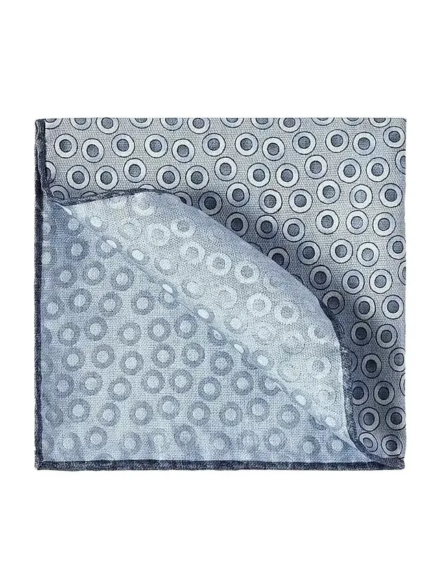 Men's Spotted Pattern Silk Pocket Square Men's Spotted Pattern Silk Pocket Square