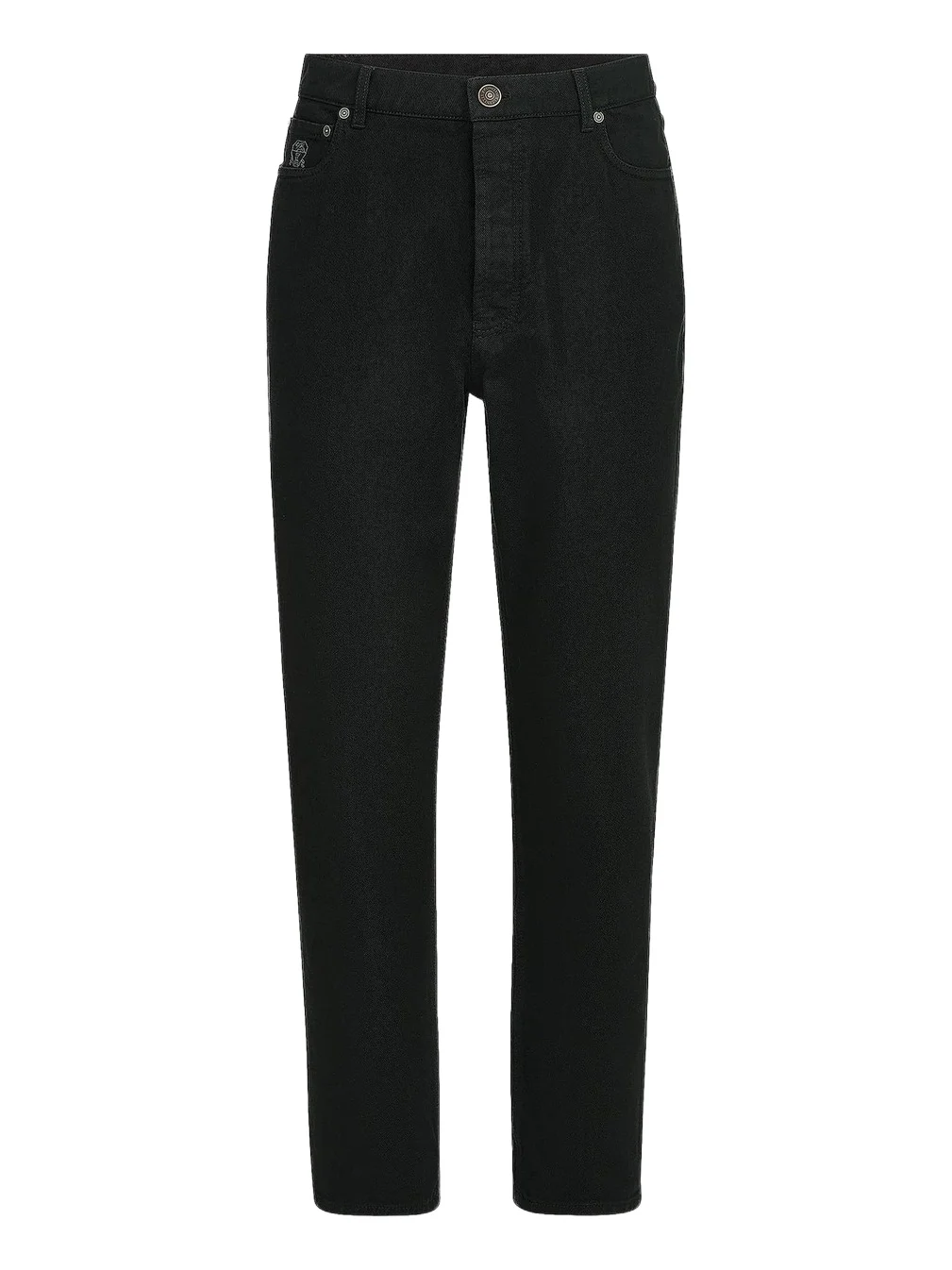 Brunello Cucinelli Men's Garment-Dyed Denim Iconic Fit Five-Pocket Jeans