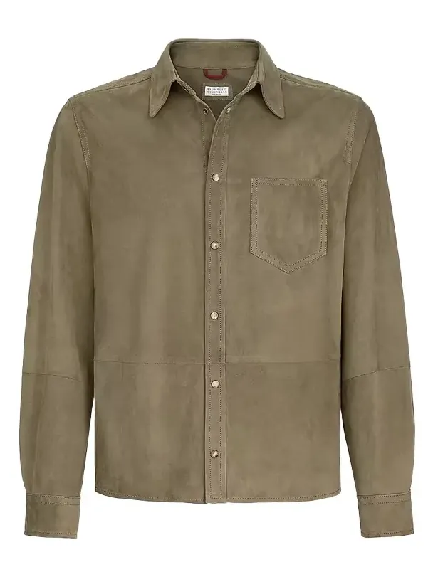 Men's Suede Overshirt Men's Suede Overshirt