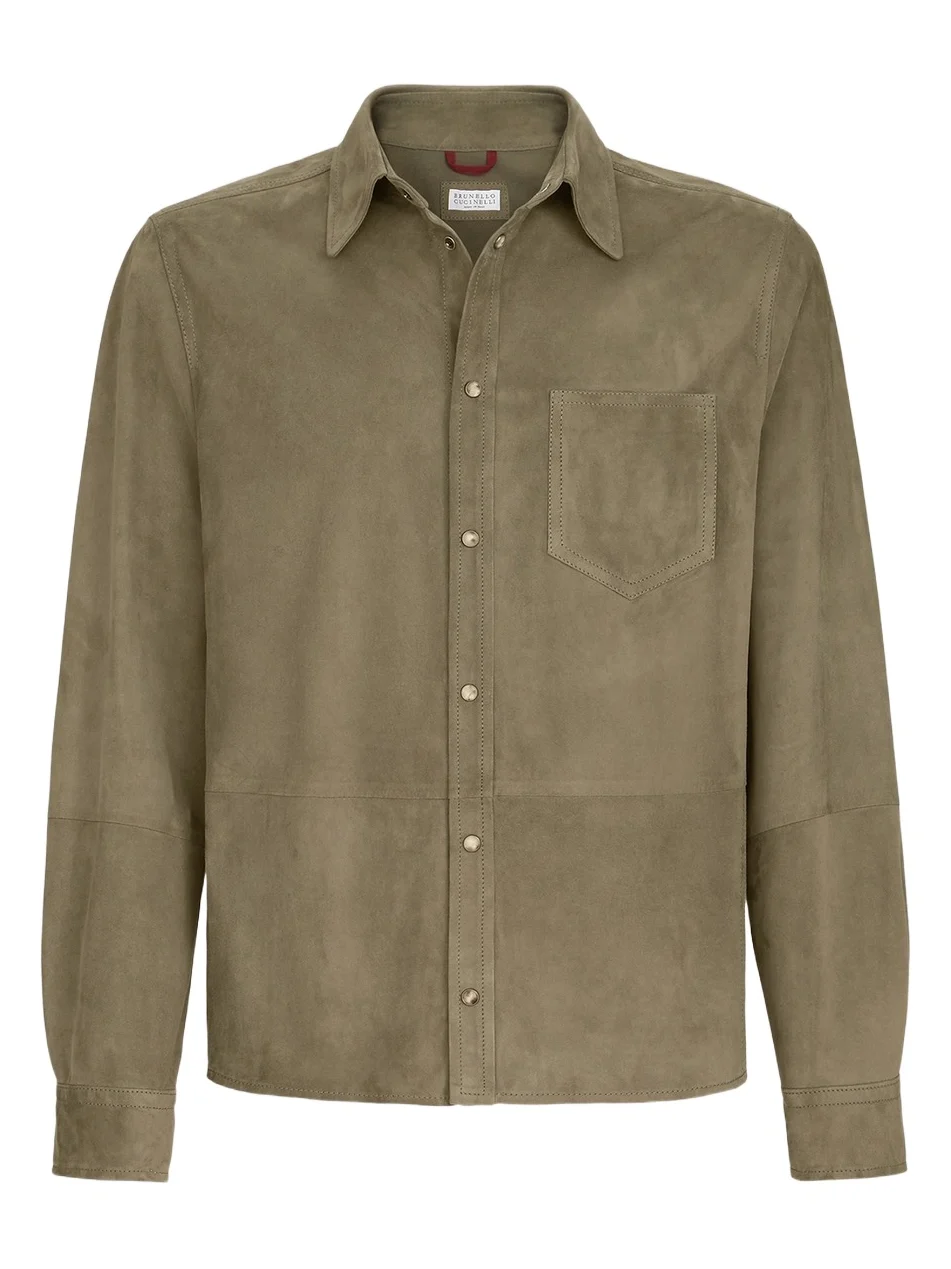 Men's Suede Overshirt Men's Suede Overshirt