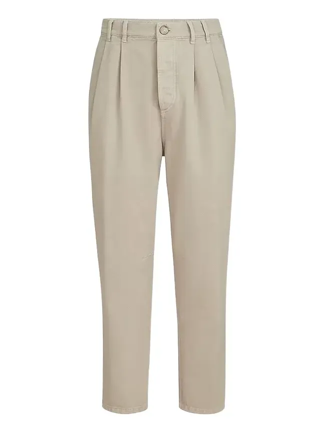 Brunello Cucinelli Men's Garment-Dyed Denim Iconic Fit Five-Pocket Jeans
