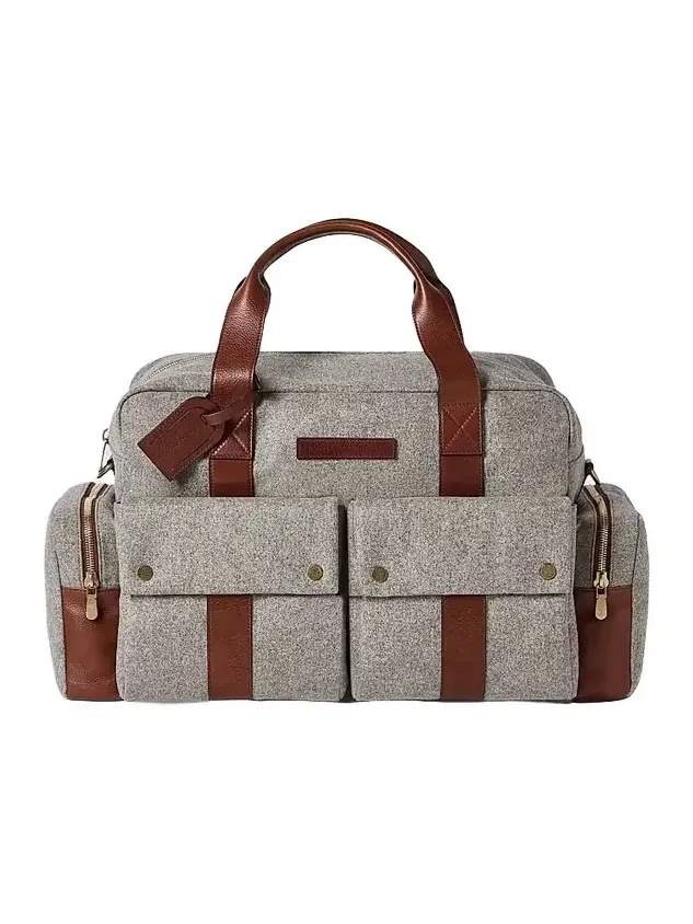 Men's Wool, Alpaca and Cashmere Flannel Leisure Bag