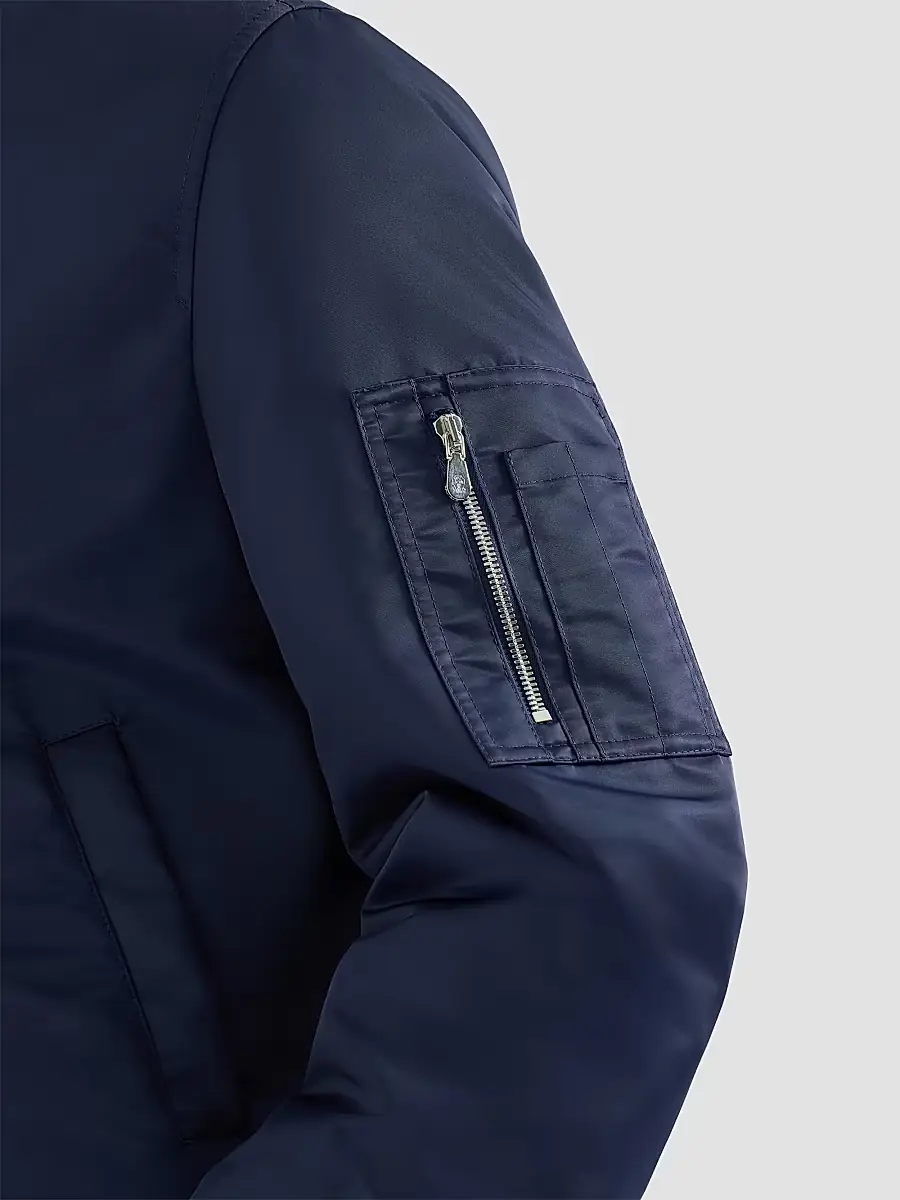 Brunello Cucinelli Men's Water-Resistant Techno Satin Bomber Jacket | Thumbnail 5 Brunello Cucinelli Men's Water-Resistant Techno Satin Bomber Jacket | Thumbnail 5