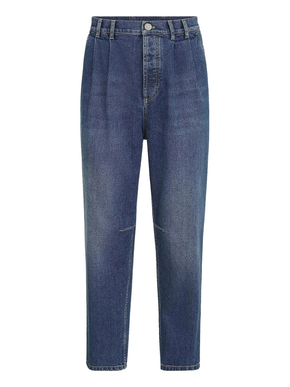 Brunello Cucinelli Men's Comfort Cotton Denim Iconic Fit Five-Pocket Jeans