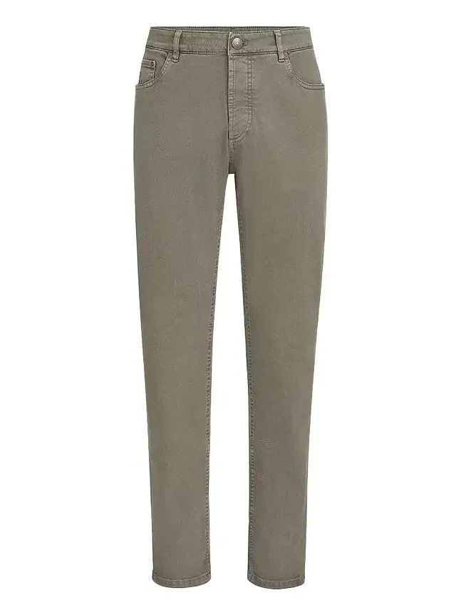 Men's Lightweight Denim Traditional Fit Five-Pocket Jeans