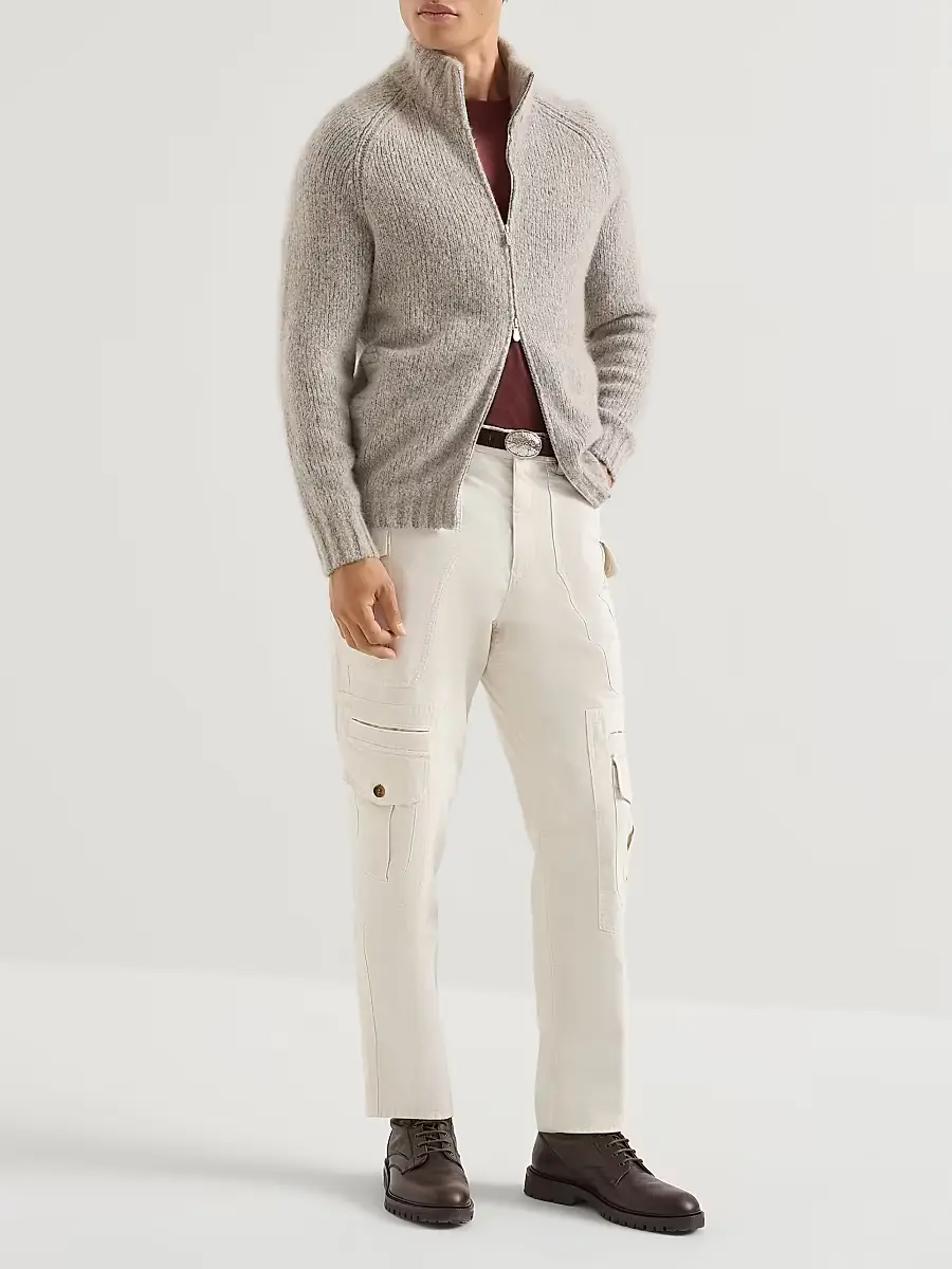 Brunello Cucinelli Men's Cotton Jersey Crew-Neck T-Shirt | Thumbnail 6 Brunello Cucinelli Men's Cotton Jersey Crew-Neck T-Shirt | Thumbnail 6
