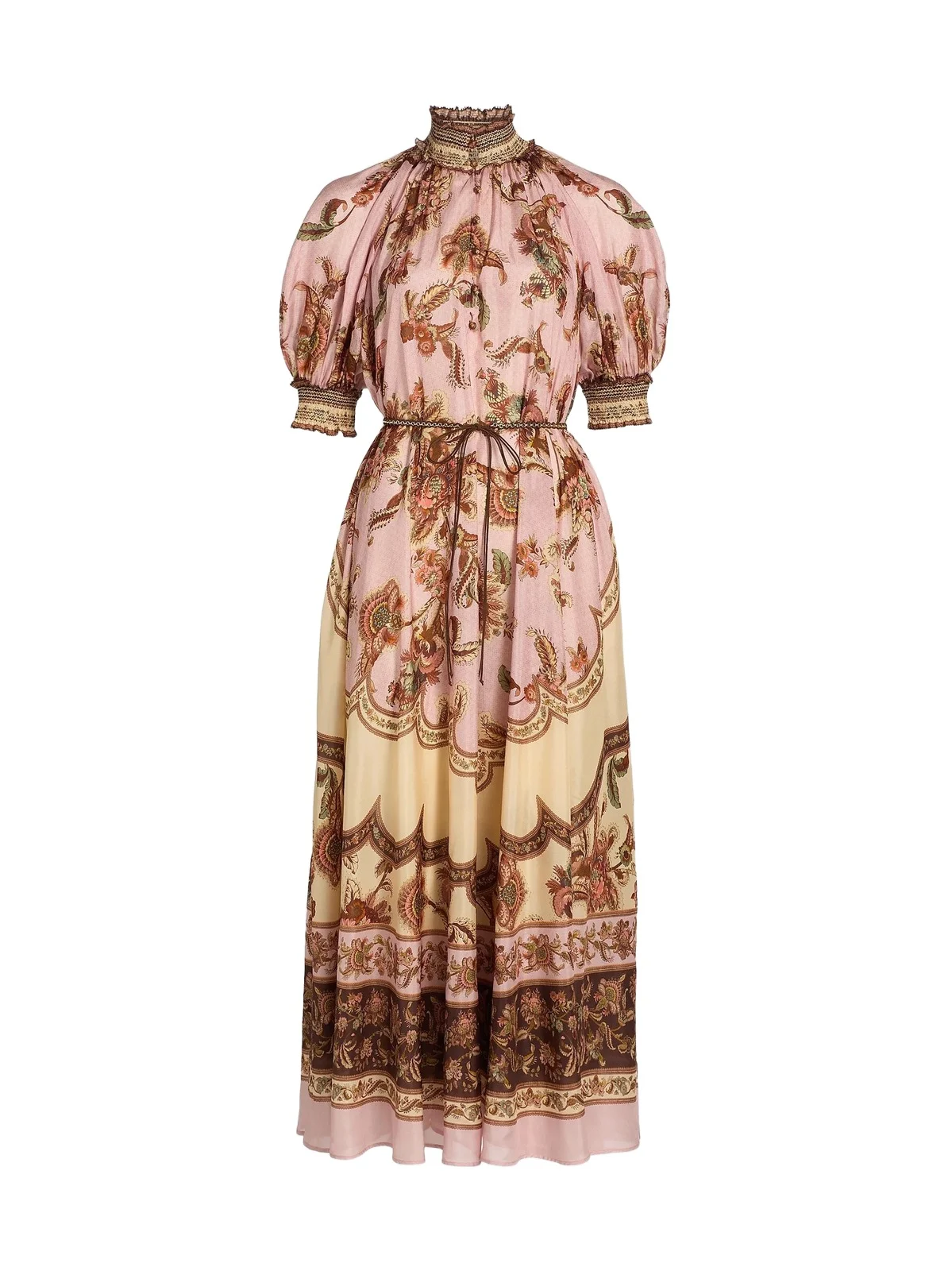 Zimmermann Women's Aster Printed Silk Billow Maxi Dress