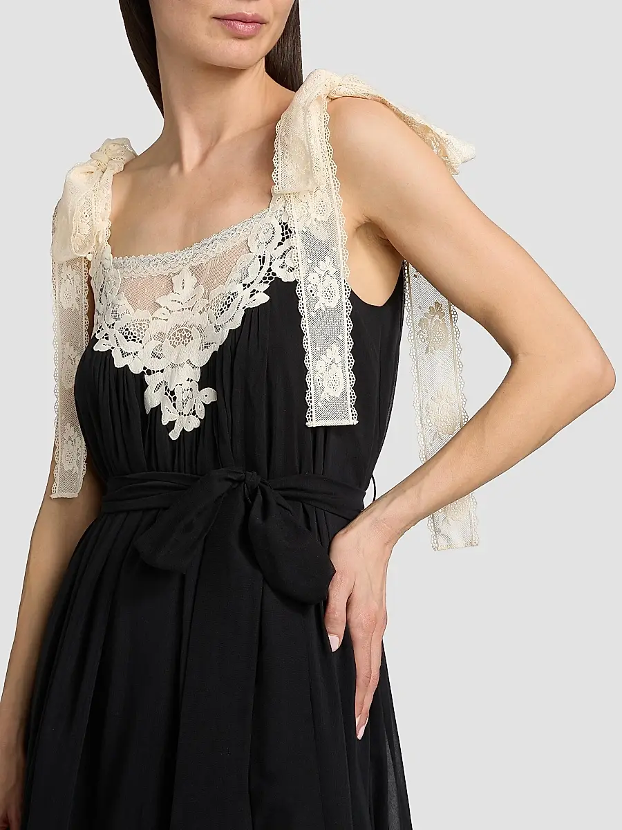 Zimmermann Women's Roselight Cotton-Silk Slip Maxi Dress | Thumbnail 6