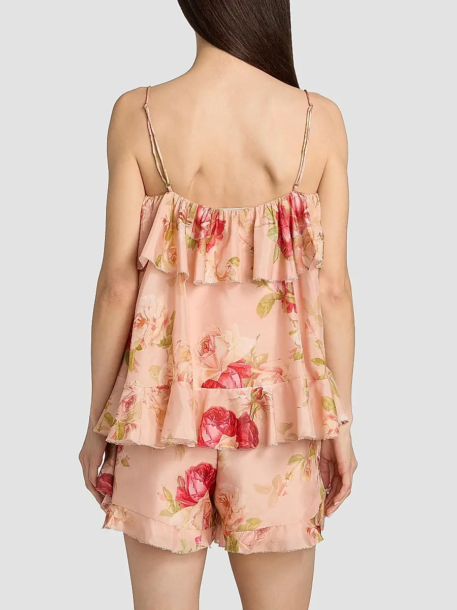 Zimmermann Women's Roselight Printed Silk Cami Top | Thumbnail 5 Zimmermann Women's Roselight Printed Silk Cami Top | Thumbnail 5