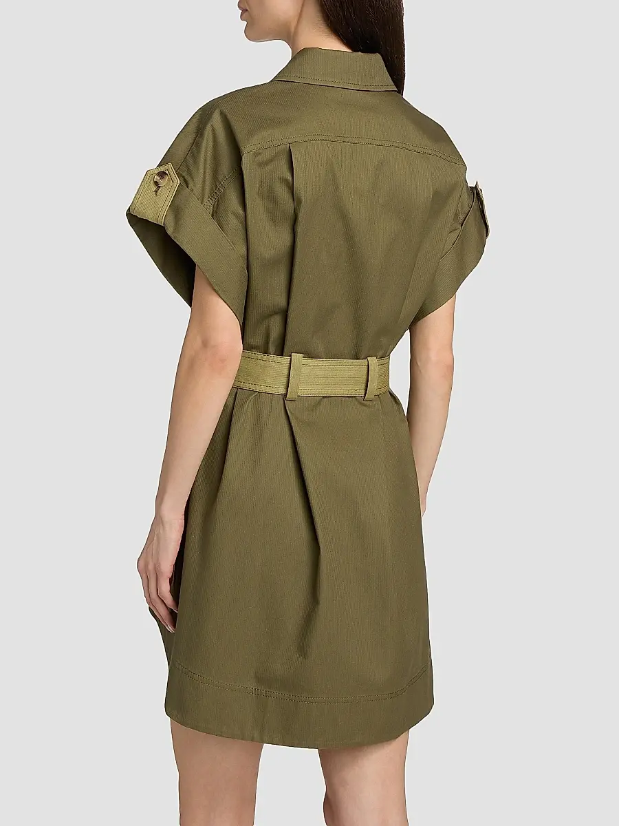 Zimmermann Women's Solstice Utility Cotton Mini Dress | Thumbnail 5 Zimmermann Women's Solstice Utility Cotton Mini Dress | Thumbnail 5