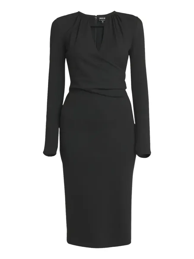 Keyhole Milano Jersey Sheath Dress Keyhole Milano Jersey Sheath Dress