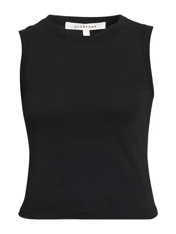Crewneck Cotton Tank Top