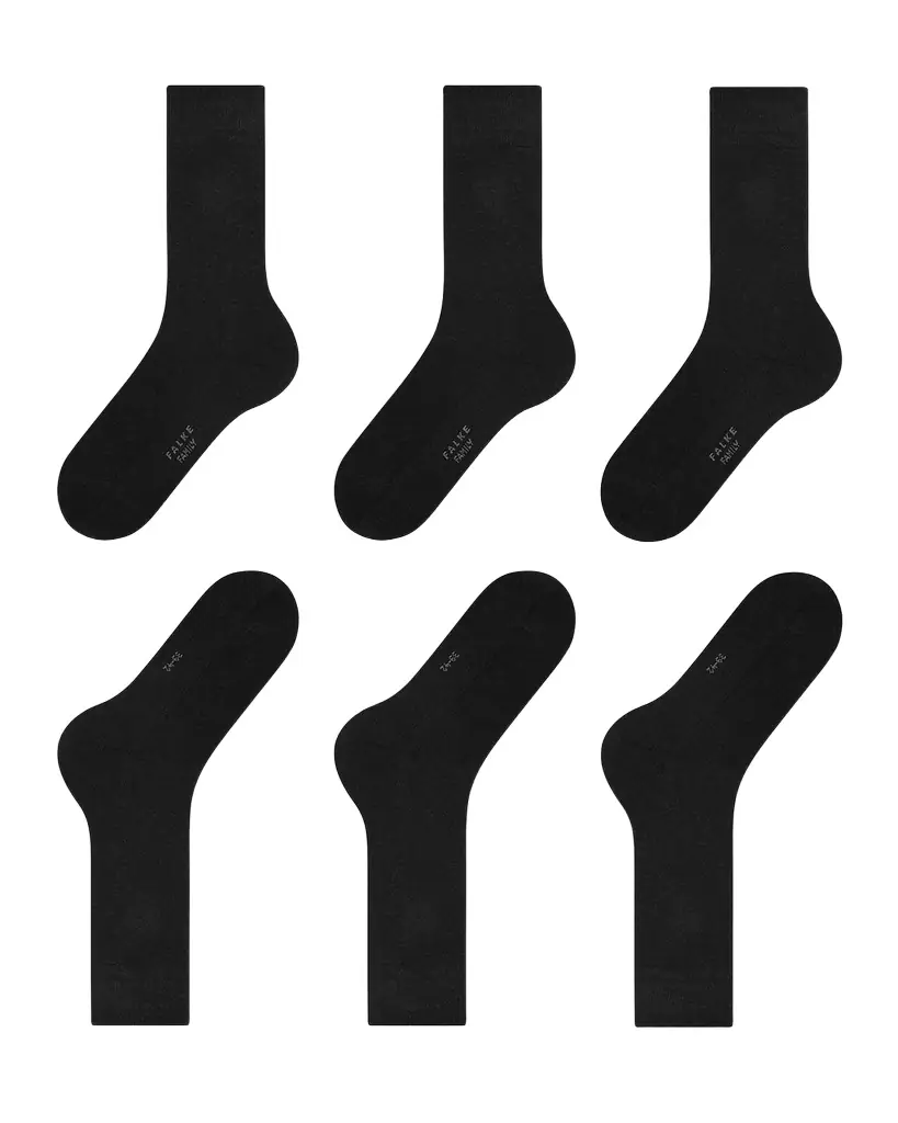 Falke Men's Family 3-Pack Crew Sock Bundle | Image 1 Falke Men's Family 3-Pack Crew Sock Bundle | Image 1