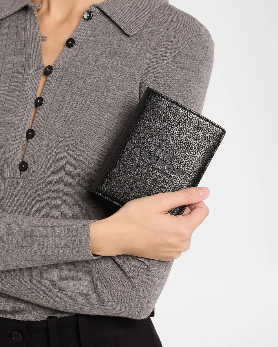 Marc Jacobs Pebble Leather Passport Holder | Thumbnail 2