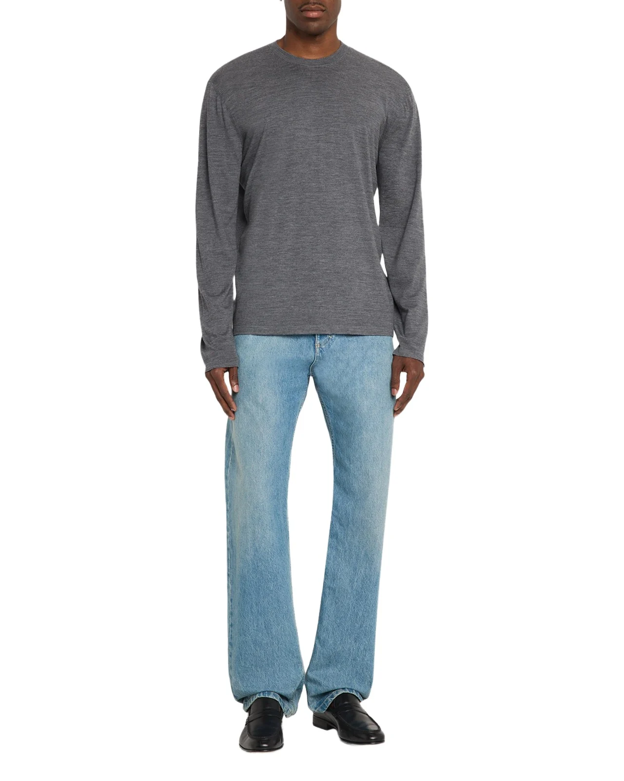 Ferragamo Men's Extra-Fine Wool Crewneck Sweater