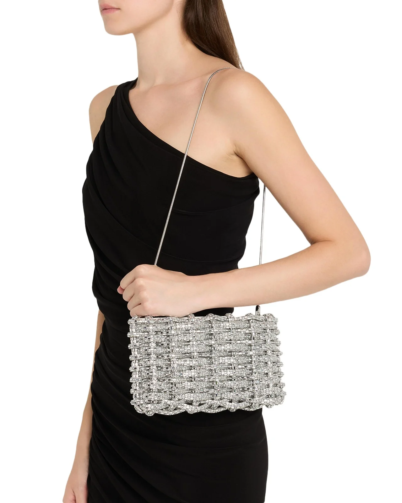 Morgan Woven Rhinestone Clutch Bag Morgan Woven Rhinestone Clutch Bag