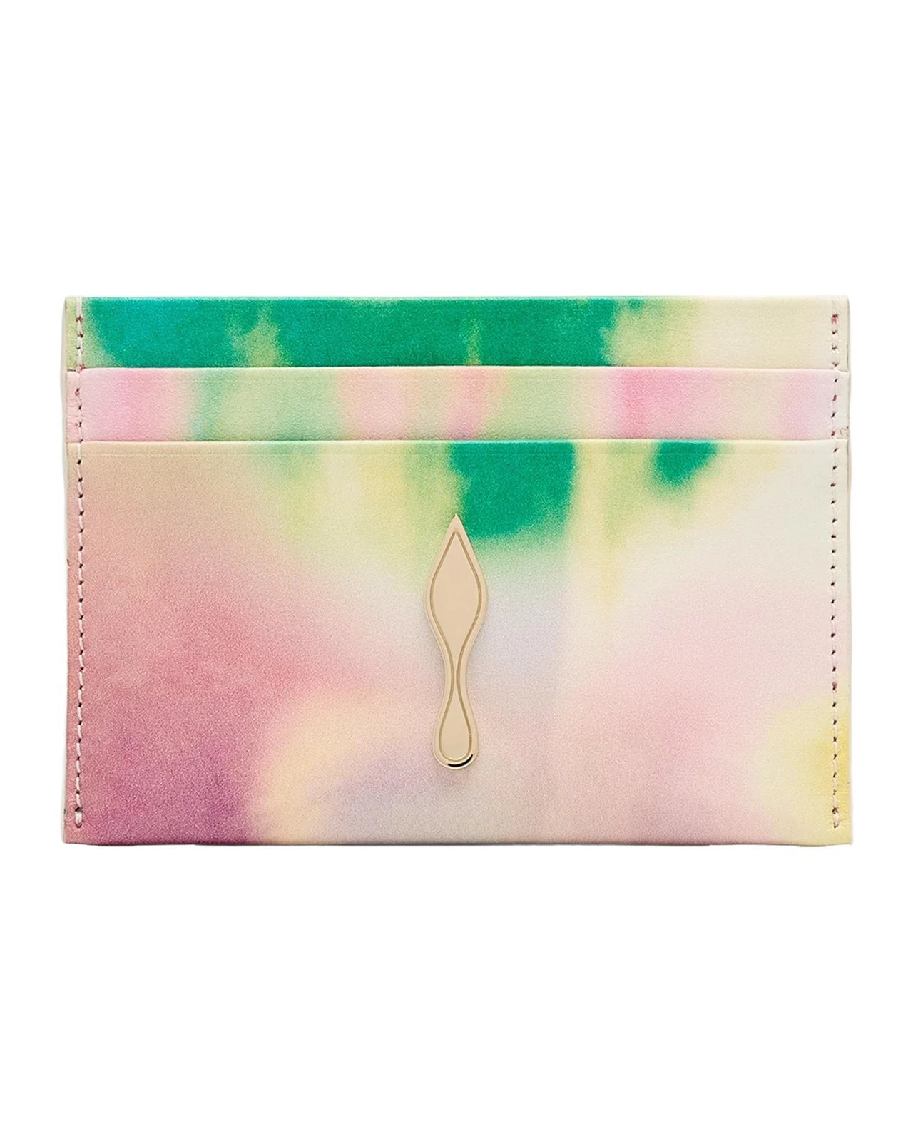 Christian Louboutin Bettina Card Holder in Tie Dye Leather