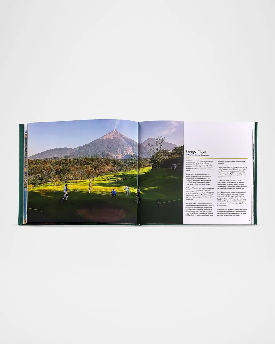 Graphic Image "Remarkable Golf Courses: The Illustrated Guide to the World's Most Wonderful Golf Courses" Leather-Bound Book by Iain Spragg | Thumbnail 3 Graphic Image "Remarkable Golf Courses: The Illustrated Guide to the World's Most Wonderful Golf Courses" Leather-Bound Book by Iain Spragg | Thumbnail 3