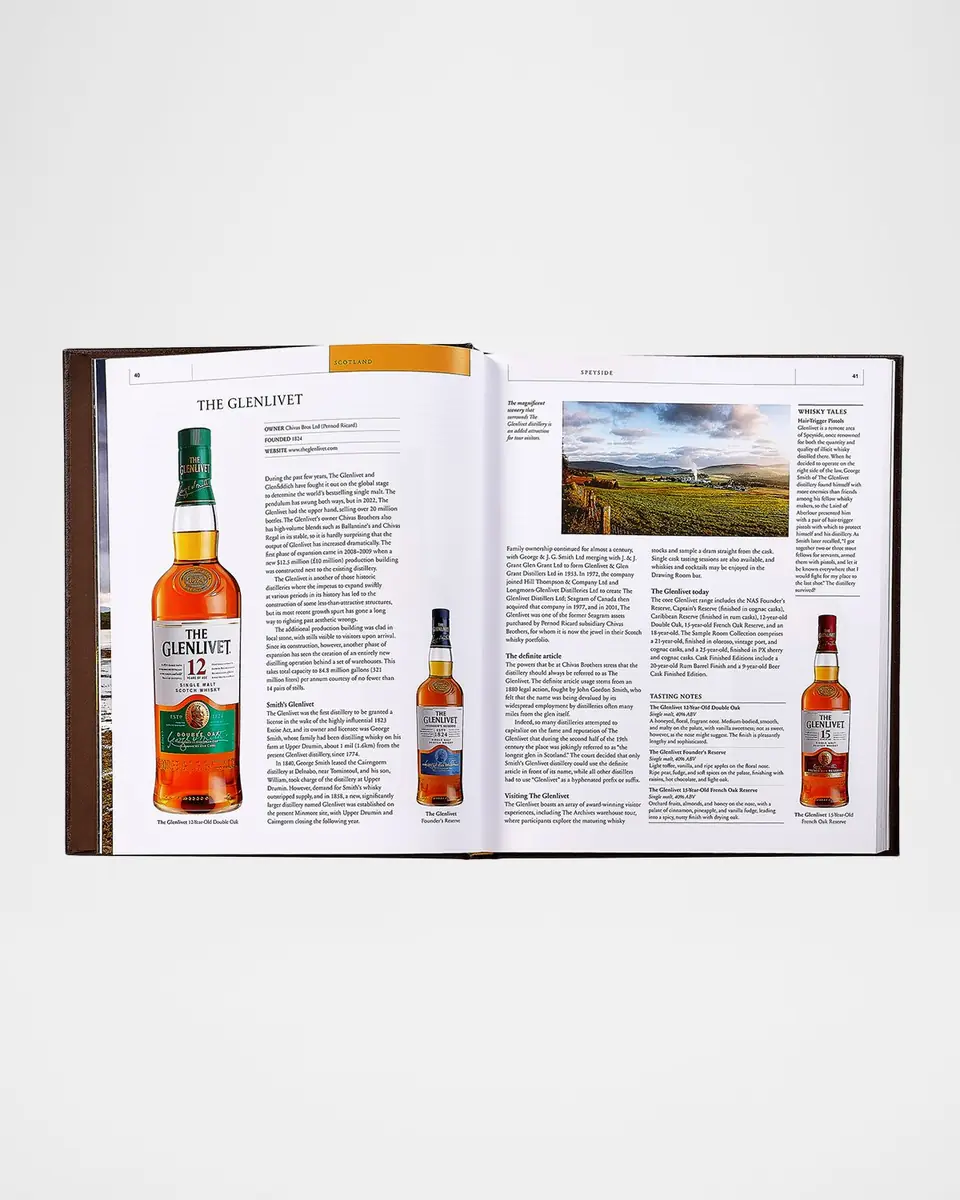 Graphic Image "Whiskey Opus: The Definitive Guide to the World's Greatest Whiskey Distilleries" Leather-Bound Book | Thumbnail 7 Graphic Image "Whiskey Opus: The Definitive Guide to the World's Greatest Whiskey Distilleries" Leather-Bound Book | Thumbnail 7