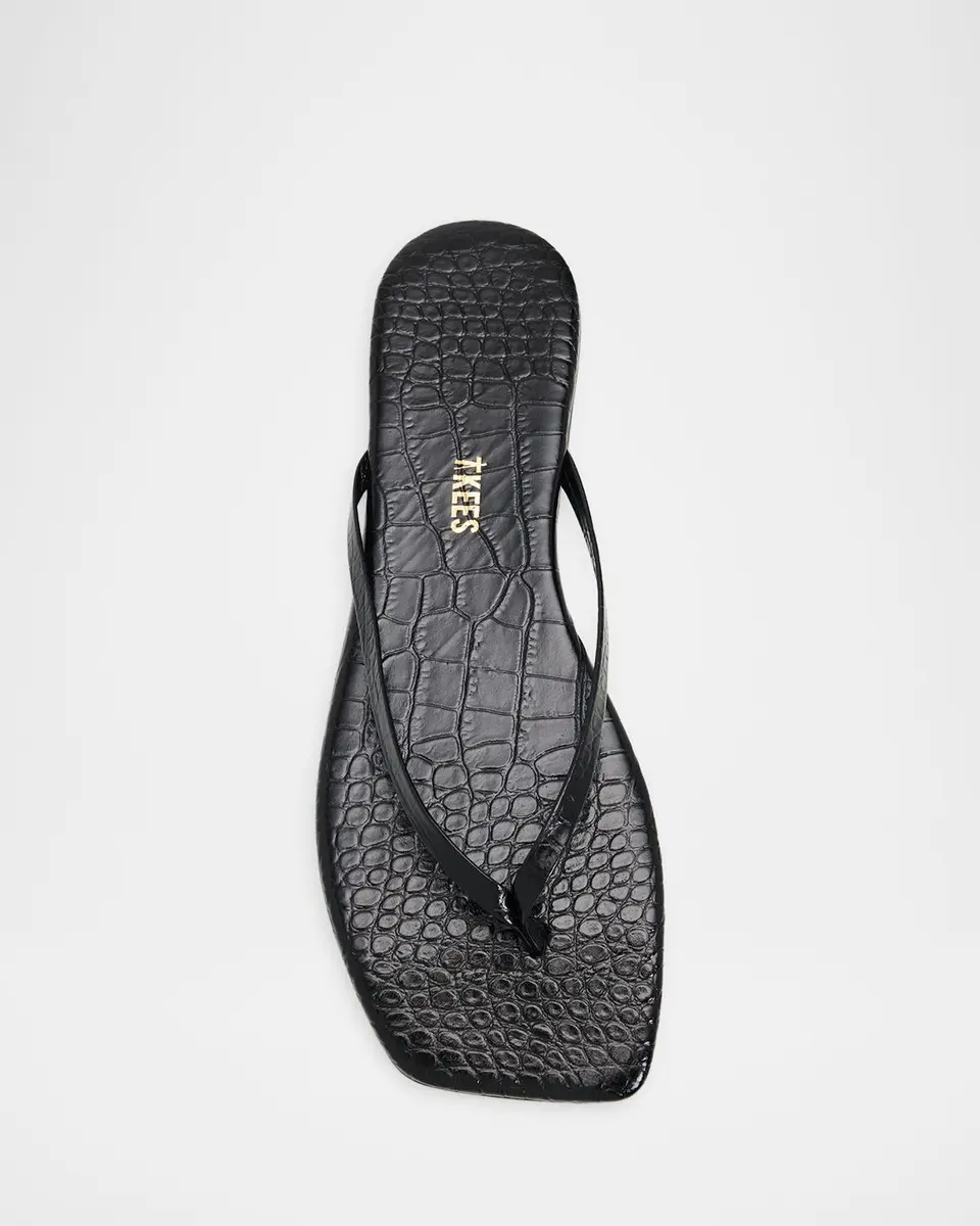 TKEES Lily Leather Square-Toe Thong Sandals | Thumbnail 6 TKEES Lily Leather Square-Toe Thong Sandals | Thumbnail 6