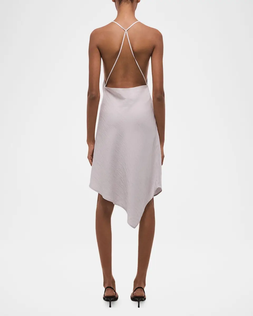Helmut Lang Open-Back Knot Slip Dress | Thumbnail 2 Helmut Lang Open-Back Knot Slip Dress | Thumbnail 2