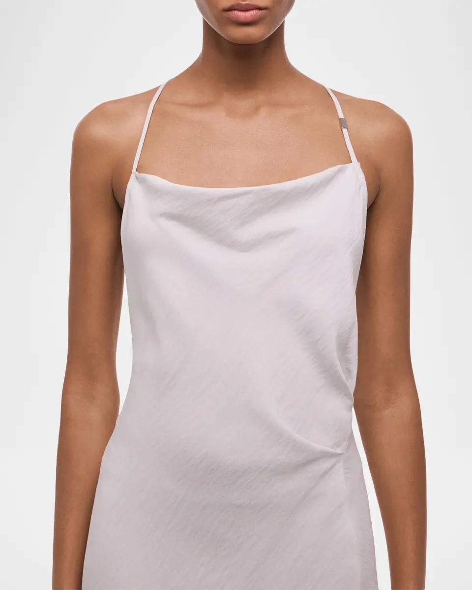 Helmut Lang Open-Back Knot Slip Dress | Thumbnail 4 Helmut Lang Open-Back Knot Slip Dress | Thumbnail 4