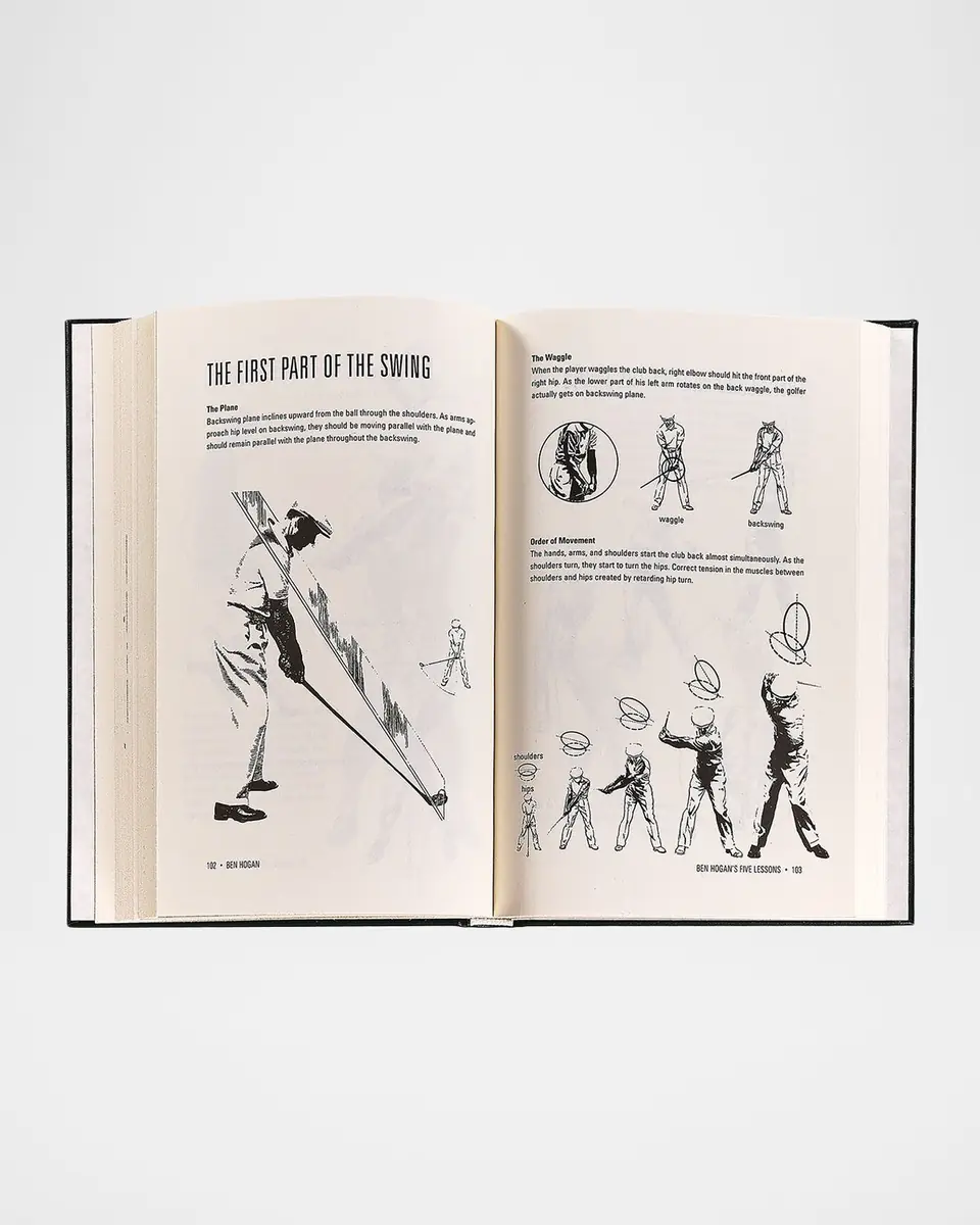 Graphic Image "Ben Hogan's Five Lessons: The Modern Fundamentals of Golf (Definitive Edition)" Leather-Bound Book | Thumbnail 5 Graphic Image "Ben Hogan's Five Lessons: The Modern Fundamentals of Golf (Definitive Edition)" Leather-Bound Book | Thumbnail 5
