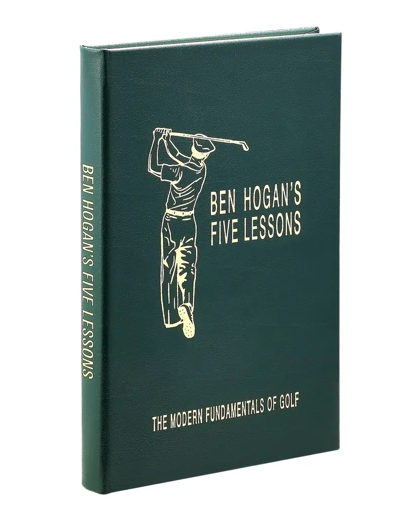 Graphic Image "Ben Hogan's Five Lessons: The Modern Fundamentals of Golf (Definitive Edition)" Leather-Bound Book