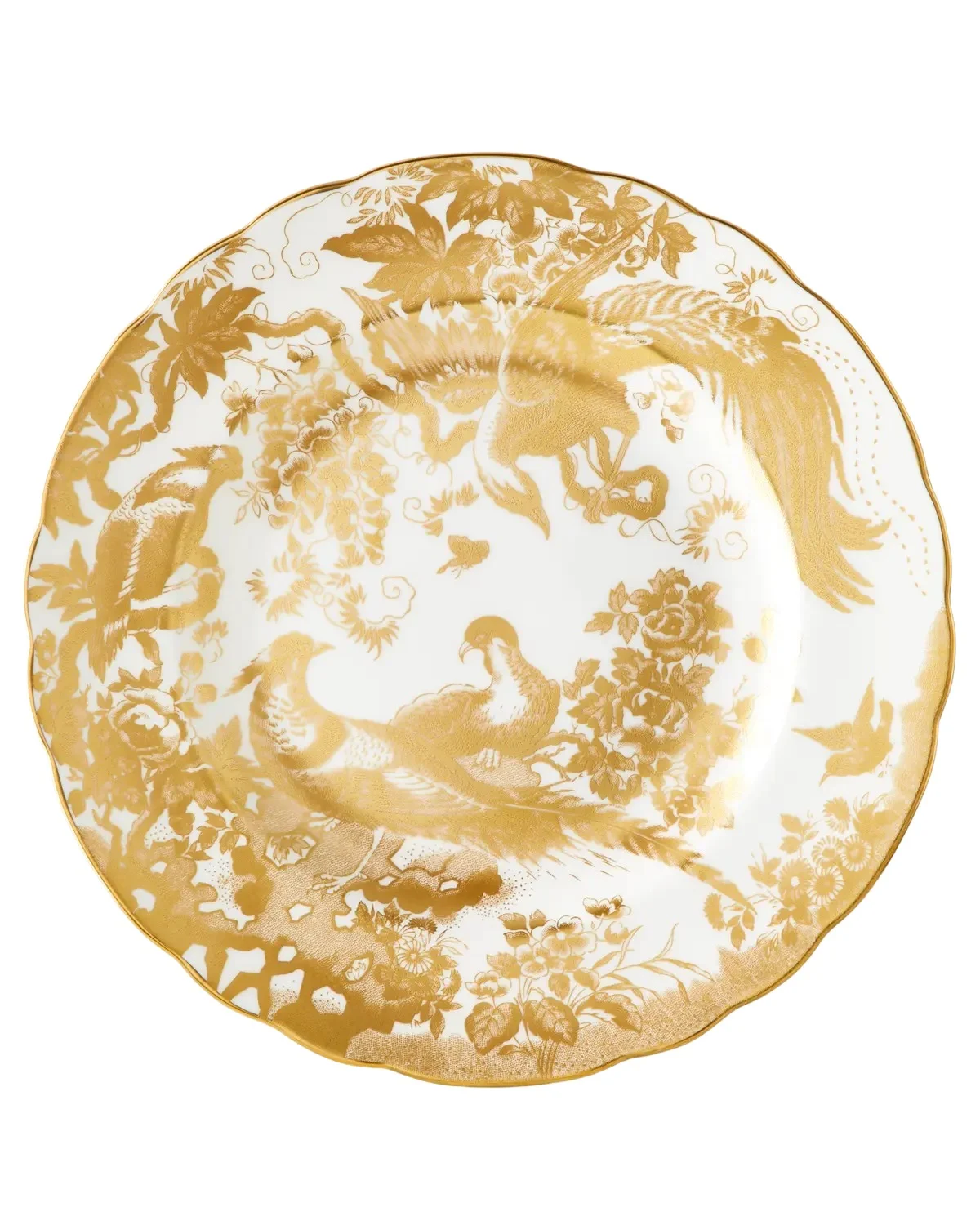 Royal Crown Derby Gold Aves Salad Plate